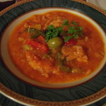 ロス・ヒターノス - 鶏もも肉のアヒージョ