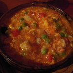 ロス・ヒターノス - フラメンカエッグ混ぜた後