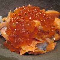 御料理 まつ山 - 鮭といくらの親子丼