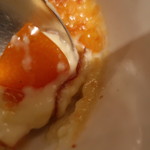 ラ・サンテ - キンカンのクリームブリュレとメープルシロップのアイスクリーム。