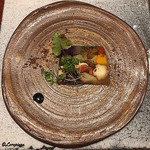 日本料理 TOBIUME - 季節の地元野菜の寒天寄せ