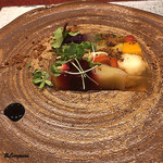日本料理 TOBIUME - 季節の地元野菜の寒天寄せ