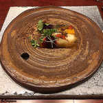 日本料理 TOBIUME - 季節の地元野菜の寒天寄せ