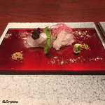 日本料理 TOBIUME - アコウと鮃の造り