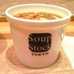 スープストックトーキョー - スープストックセット 900円 のゴッホの玉葱のスープ