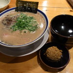 田中商店 - ●ラーメン+赤オニ