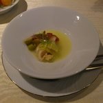 ラビスタ大雪山 - 苫小牧産北寄貝と東神楽産洋葱のブレゼ。