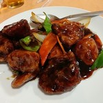 庶民 - チャーシュー揚げの黒酢かけ