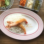 欧風カレー喫茶フランクリン - 有頭海老フライカレー