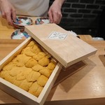 東麻布 天本 - サンタバーバラのムラサキウニ