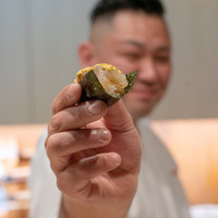 味あら井 - 2019.1 大分伊勢海老ミソ乗せ