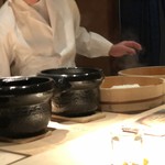 菊鮨 - シャリは2種類用意されます