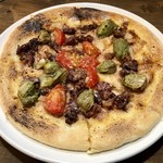 ナガタ店 - 蛍烏賊とフキノトウのピザ