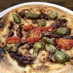 ナガタ店 - 蛍烏賊とフキノトウのピザ