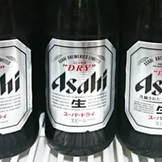 府中 武蔵野うどん - ドリンク写真:アサヒビール中瓶