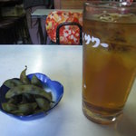 昭和食堂 - 昭和食堂　ウーロンハイ＆突き出し