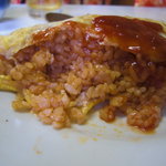 昭和食堂 - 昭和食堂　オムライス断面