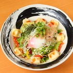 Ikka - 北新揚げ豆腐と半熟卵の和風サラダ