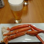 伊藤園ホテル磐梯向滝 - 夕飯はバイキング。この日は蟹食べ放題フェア中