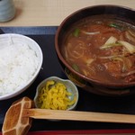 寿し田 - カツカレー定食700円