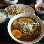 Tsuu Ramen Yotsuboshi - Aセット。