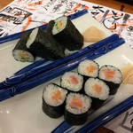海鮮料理 吾作どん  - H.31.1.7.夜 細巻サーモンマヨ 300円税別・細巻納豆 200円税別