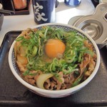 Yoshinoya - ねぎ玉子をトッピング！