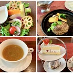 山カフェレストラン KUREHA - ジャポネハンバーグコース ２１０６円