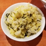 麺屋 六感堂 - 辛子高菜混ぜご飯