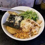 塩そば専門店 桑ばら - カレー油そば（某日の裏そば）