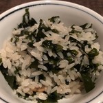 くら川 - わかめご飯