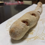 粉とクリーム - 先端に着目する。