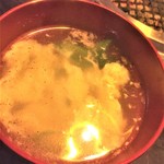 焼肉 最牛 - 190131木　東京　焼肉最牛錦糸町店　スープ
