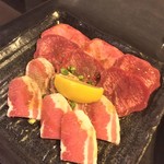 焼肉 最牛 - 190131木　東京　焼肉最牛錦糸町店　タン＆豚バラ