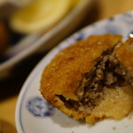 ぬる燗佐藤 - メンチカツ