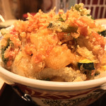 味奈登庵 - #食べログ的に撮るとこうなる。  
      ご無沙汰しております、かき揚げ天丼♡