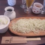 蕎麦見世のあみ - かぼす切りそば