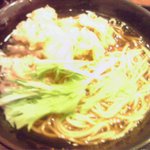 そばDiner　矢萩 目黒駅前店 - まいたけ蕎麦　￥460