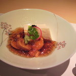 いま井 - 自家製クリームチーズと雲丹のマリアージュ