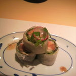 いま井 - カニとアボガドの生春巻き