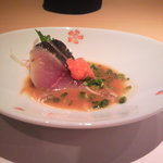 いま井 - しめ鯖炙りごまポン酢