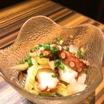 ふ～ち～く～ち～の - いかとセロリの胡麻油和え（あれ？たこ？？）