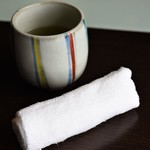 とん唐てん - お茶とおしぼり