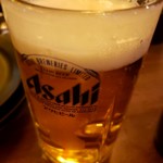 Yasumidokoro Toride - ビール(一口飲んだ)