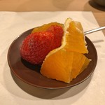 うを徳 - 水菓子（千葉 アイベリー + 佐賀 デコポン）