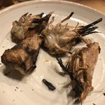 鮨一 - モサエビ頭は塩焼きに〜