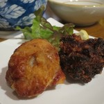 明石麦酒工房 時 - ほろ酔いセットの2色唐揚げ