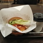 MOS BURGER - モーニングバーガーB.L.T.ドリンクセット 430円 ♪