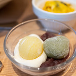 アフタヌーンティー・ラブアンドテーブル - 豚しゃぶサラダ1166円  スープ、かぼちゃサラダ、デザート付