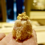 北の華 はやし - ［2018/12］寿司⑤ 釧路産毛がにの味噌乗せ握り